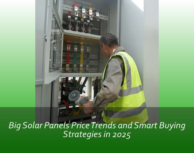 Big Solar Panels Price Trends and Smart Buying Strategies in 2025